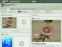 Tablet Screenshot of nightwalker50.deviantart.com