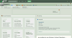 Desktop Screenshot of demetri21.deviantart.com