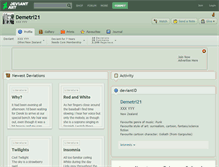 Tablet Screenshot of demetri21.deviantart.com
