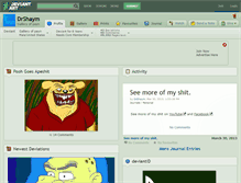 Tablet Screenshot of drshaym.deviantart.com