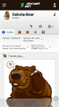 Mobile Screenshot of dakota-bear.deviantart.com