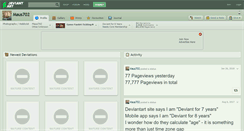 Desktop Screenshot of maus702.deviantart.com