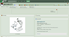 Desktop Screenshot of lightningbent101.deviantart.com