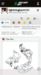 Mobile Screenshot of lightningbent101.deviantart.com