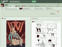 Tablet Screenshot of dykc.deviantart.com
