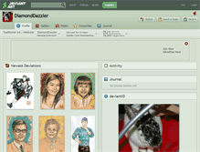 Tablet Screenshot of diamonddazzler.deviantart.com