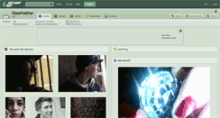 Desktop Screenshot of glassfeather.deviantart.com
