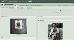 Desktop Screenshot of fracturedlegacy.deviantart.com