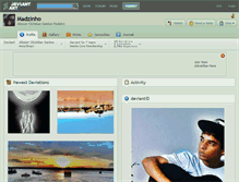 Tablet Screenshot of madzinho.deviantart.com