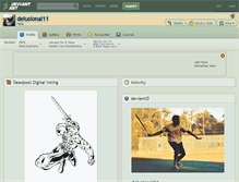 Tablet Screenshot of delusional11.deviantart.com