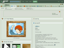 Tablet Screenshot of nikkicn.deviantart.com