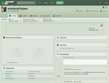 Tablet Screenshot of emotional-bypass.deviantart.com