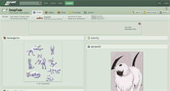 Desktop Screenshot of deepfade.deviantart.com