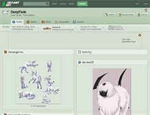 Tablet Screenshot of deepfade.deviantart.com