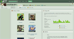 Desktop Screenshot of everything-cats.deviantart.com