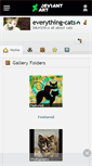 Mobile Screenshot of everything-cats.deviantart.com