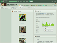 Tablet Screenshot of everything-cats.deviantart.com