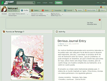 Tablet Screenshot of nekonari.deviantart.com