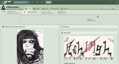 Desktop Screenshot of littleleonard.deviantart.com