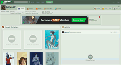 Desktop Screenshot of lainawolf.deviantart.com