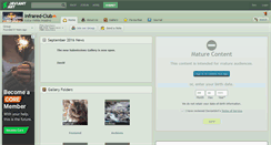 Desktop Screenshot of infrared-club.deviantart.com