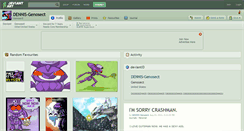 Desktop Screenshot of dennis-genosect.deviantart.com
