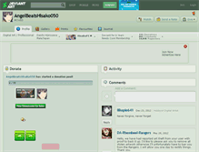 Tablet Screenshot of angelbeatshisako050.deviantart.com