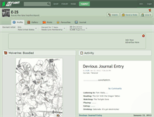 Tablet Screenshot of e-25.deviantart.com