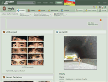 Tablet Screenshot of heyly.deviantart.com