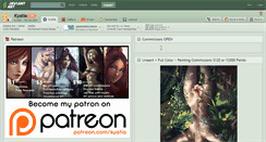 Desktop Screenshot of kyatia.deviantart.com