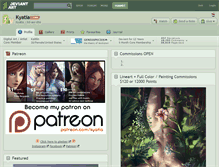 Tablet Screenshot of kyatia.deviantart.com