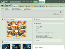 Tablet Screenshot of moreno87.deviantart.com