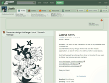 Tablet Screenshot of liseth.deviantart.com