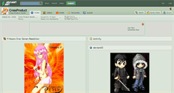 Desktop Screenshot of crossproduct.deviantart.com