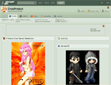 Tablet Screenshot of crossproduct.deviantart.com