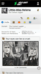 Mobile Screenshot of little-miss-helena.deviantart.com