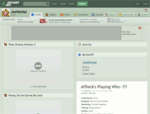 Tablet Screenshot of joehentai.deviantart.com