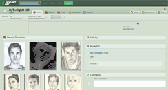 Desktop Screenshot of mytwilight1109.deviantart.com