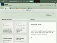 Tablet Screenshot of eefera.deviantart.com