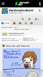Mobile Screenshot of marshmallowbunni.deviantart.com
