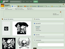 Tablet Screenshot of beep41.deviantart.com