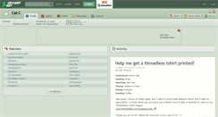 Desktop Screenshot of cat-c.deviantart.com