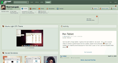 Desktop Screenshot of fibermarupok.deviantart.com