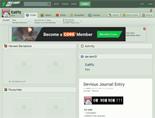 Tablet Screenshot of eatplz.deviantart.com