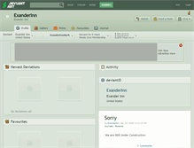 Tablet Screenshot of exanderinn.deviantart.com