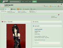 Tablet Screenshot of ladycupcake.deviantart.com