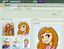 Tablet Screenshot of mikaylia.deviantart.com