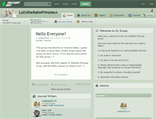 Tablet Screenshot of lozxsheikahxprincess.deviantart.com