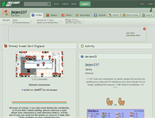Tablet Screenshot of jiejen237.deviantart.com
