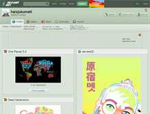 Tablet Screenshot of harajukumatt.deviantart.com